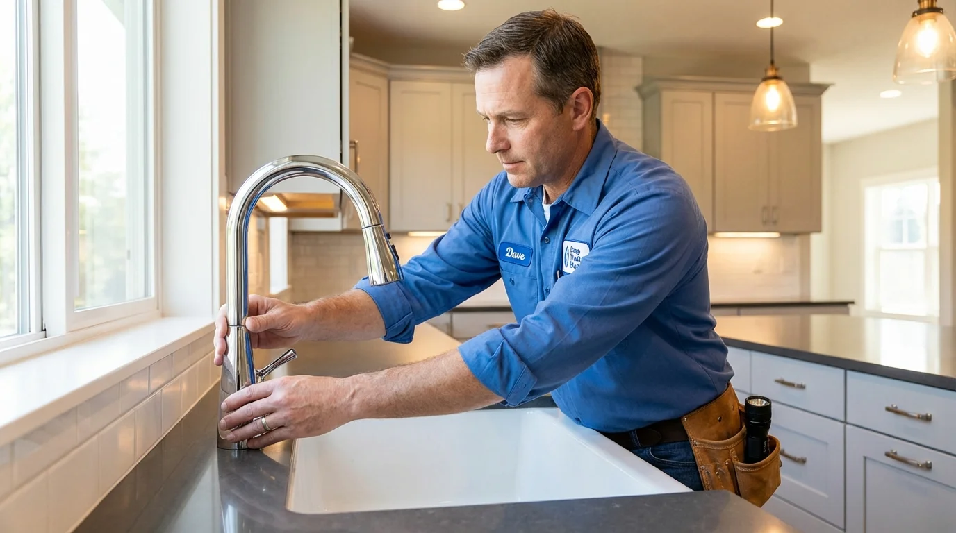 Kitchen faucet installation by Johns Plumbing LLC in Campo
