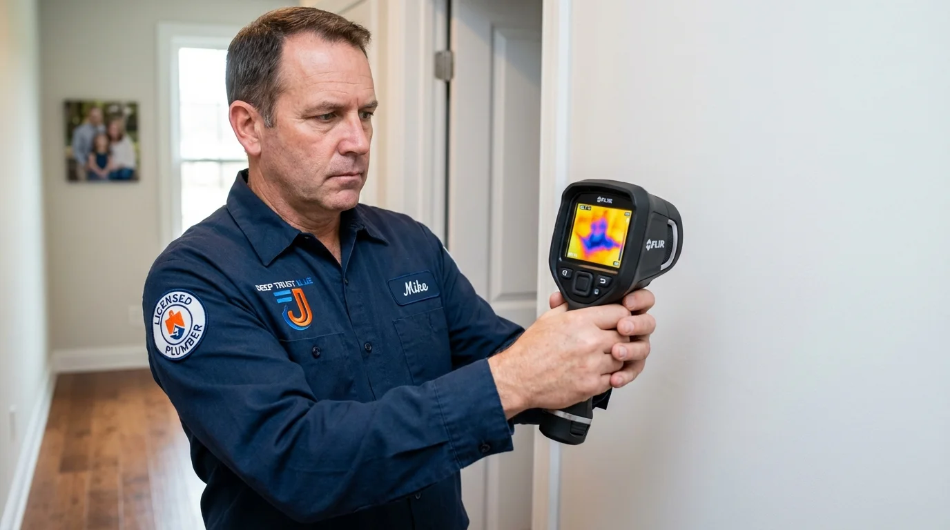 Thermal imaging leak detection by Johns Plumbing LLC in Campo